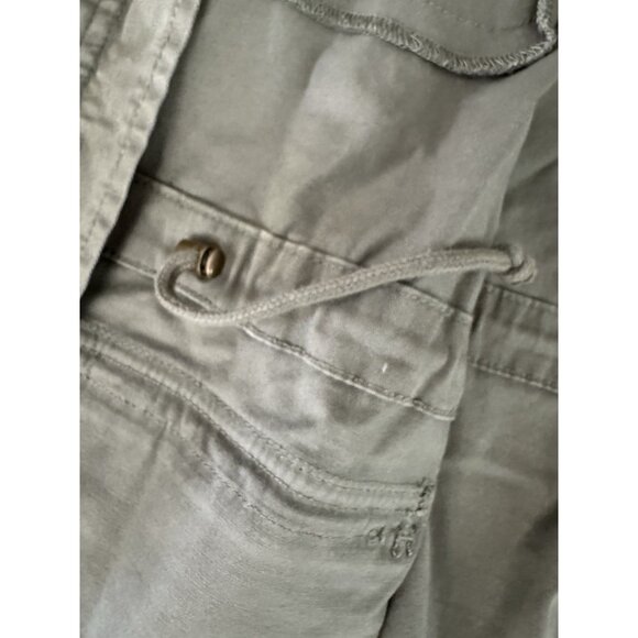 L.L. BEAN Women's Army Green Utility Anorak Jacket Sz L-Petite - Picture 7 of 8